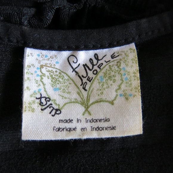 Free People Ruffle Tiered Sleeveless Top Blouse - Size tag missing - Picture 5 of 6